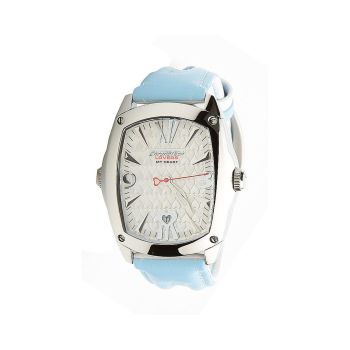Chronotech Women's Blue Leather Watch - One Size