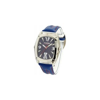 Chronotech Unisex's Blue Leather Watch - One Size