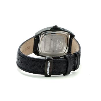 Chronotech Women's Black Leather Watch - One Size