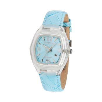 Chronotech Women's Blue Leather Watch - One Size
