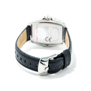 Chronotech Women's Black Leather Watch - One Size
