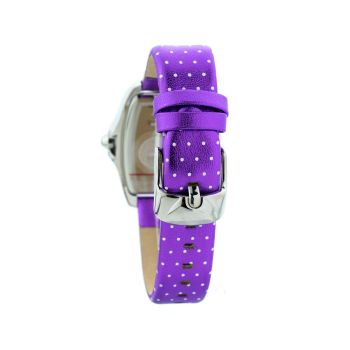 Chronotech Women's Purple Leather Watch - One Size