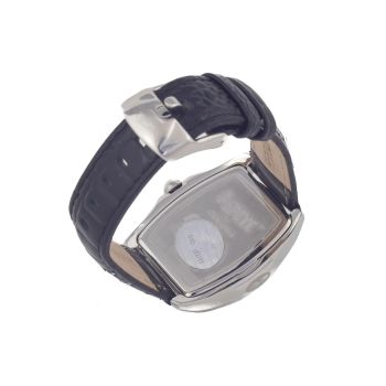 Chronotech Women's Black Leather Watch - One Size