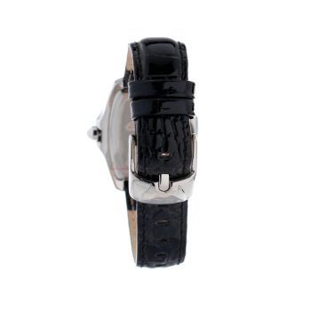 Chronotech Women's Black Leather Watch - One Size