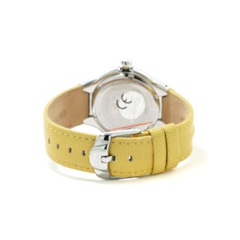 Chronotech Women's Yellow Leather Watch - One Size