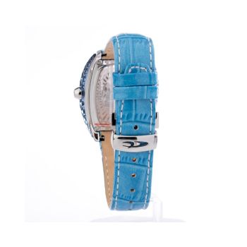 Chronotech Women's Blue Leather Watch - One Size