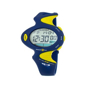 Chronotech Unisex's Blue Rubber Watch - One Size