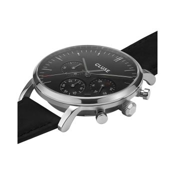 Cluse Women's Black Leather Watch - One Size