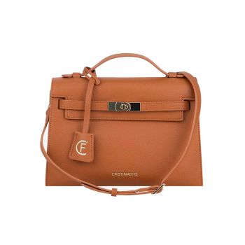 CRISTINAEFFE Women's Brown Artificial Leather Crossbody Bag - One Size