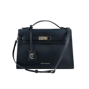 CRISTINAEFFE Women's Black Artificial Leather Crossbody Bag - One Size