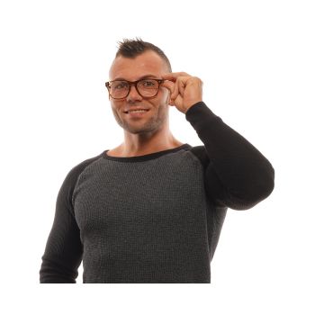 Ermenegildo Zegna Men's Brown  Optical Frames - One Size