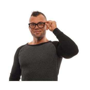 Ermenegildo Zegna Men's Black  Optical Frames - One Size