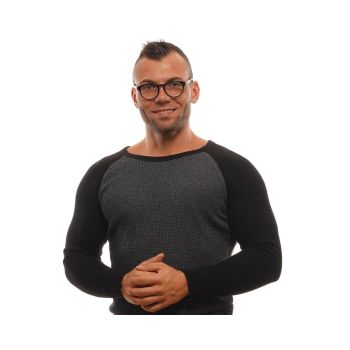 Ermenegildo Zegna Men's Black  Optical Frames - One Size