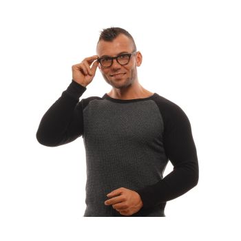 Ermenegildo Zegna Men's Black  Optical Frames - One Size