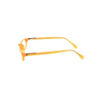 Ermenegildo Zegna Unisex's Yellow Plastic Frames - One Size