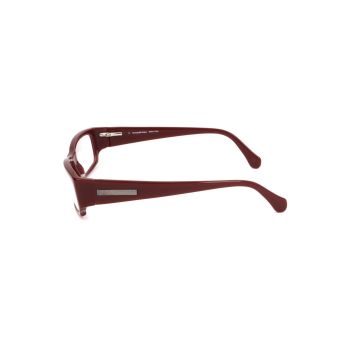 Ermenegildo Zegna Unisex's Red Plastic Frames - One Size