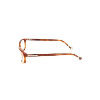 Ermenegildo Zegna Unisex's Brown Plastic Frames - One Size