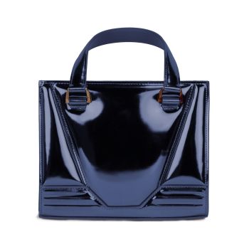 Ferrari Women's Blue Leather Handbag - One Size