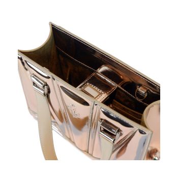 Ferrari Women's Gray Leather Handbag - One Size