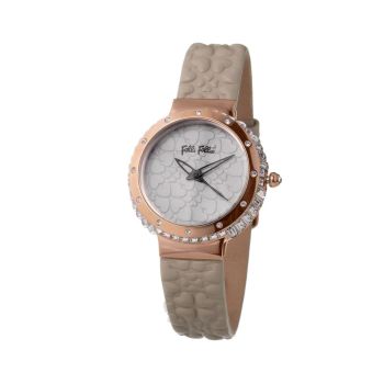 Folli Follie Women's Gray Leather Watch - One Size