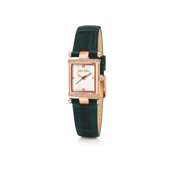 Folli Follie Women's Black Leather Watch - One Size