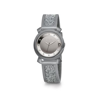Folli Follie Women's Gray Leather Watch - One Size