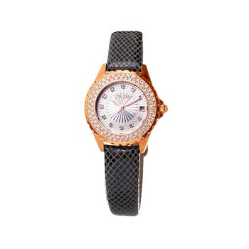 Folli Follie Women's Black Leather Watch - One Size