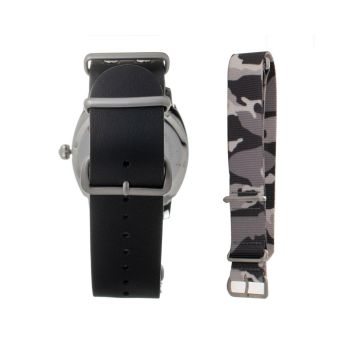 Folli Follie Men's Black Leather Watch - One Size