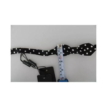 Dolce & Gabbana Men's Elegant Silk Black Tie for the Distinguished Gentle - One Size