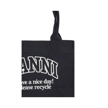 Ganni Women's Cotton Tote Bag - One Size