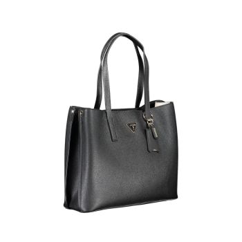 Guess Jeans Women's Black Polyethylene Handbag - One Size