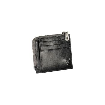 Guess Jeans Men's Black Leather Wallet - One Size
