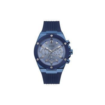 Guess Men's Blue Silicone Watch - One Size