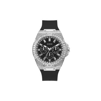 Guess Men's Black Silicone Watch - One Size