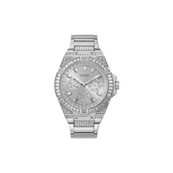 Guess Men's Silver Stainless Steel Watch - One Size