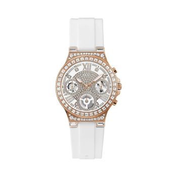 Guess Women's White Silicone Watch - One Size