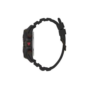 Guess Men's Black Resin Watch - One Size