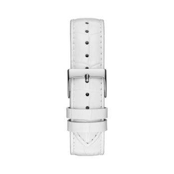 Guess Women's White Leather Watch - One Size