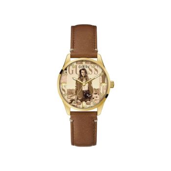 Guess Women's Brown Leather Watch - One Size