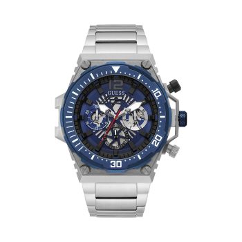 Guess Men's Silver Stainless Steel Watch - One Size