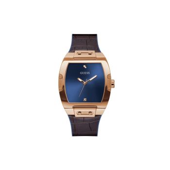 Guess Men's Brown Silicone Watch - One Size