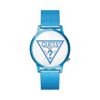 Guess Men's Blue Silicone Watch - One Size