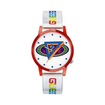 Guess Unisex's Transparent Resin Watch - One Size