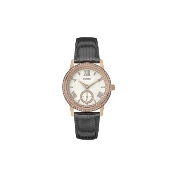 Guess Women's Gray Leather Watch - One Size