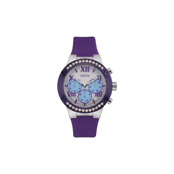 Guess Women's Purple Silicone Watch - One Size