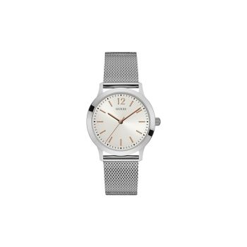 Guess Men's Silver Steel Watch - One Size