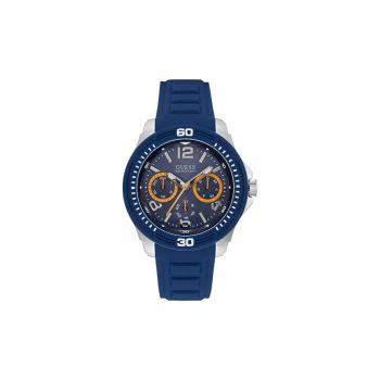 Guess Men's Blue Rubber Watch - One Size