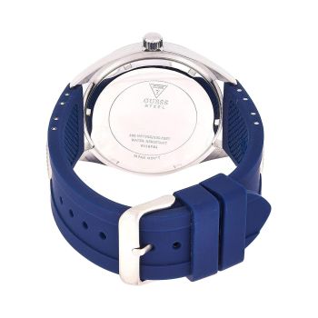 Guess Men's Blue Silicone Watch - One Size