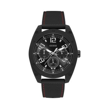 Guess Men's Black Rubber Watch - One Size