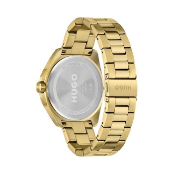 Hugo Boss Men's Gold Stainless Steel Stainless Steel Watch - One Size
